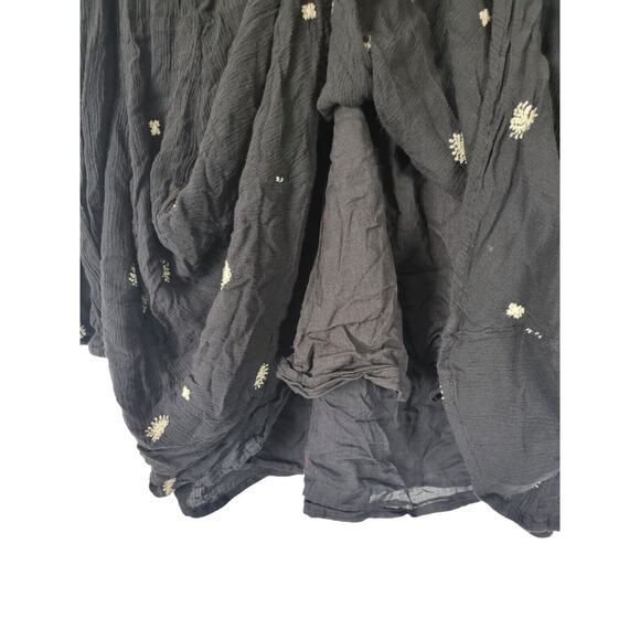 Free People Urban Outfitters Boho Blouse XS Womens Long Sleeve Embroidered - Picture 4 of 7